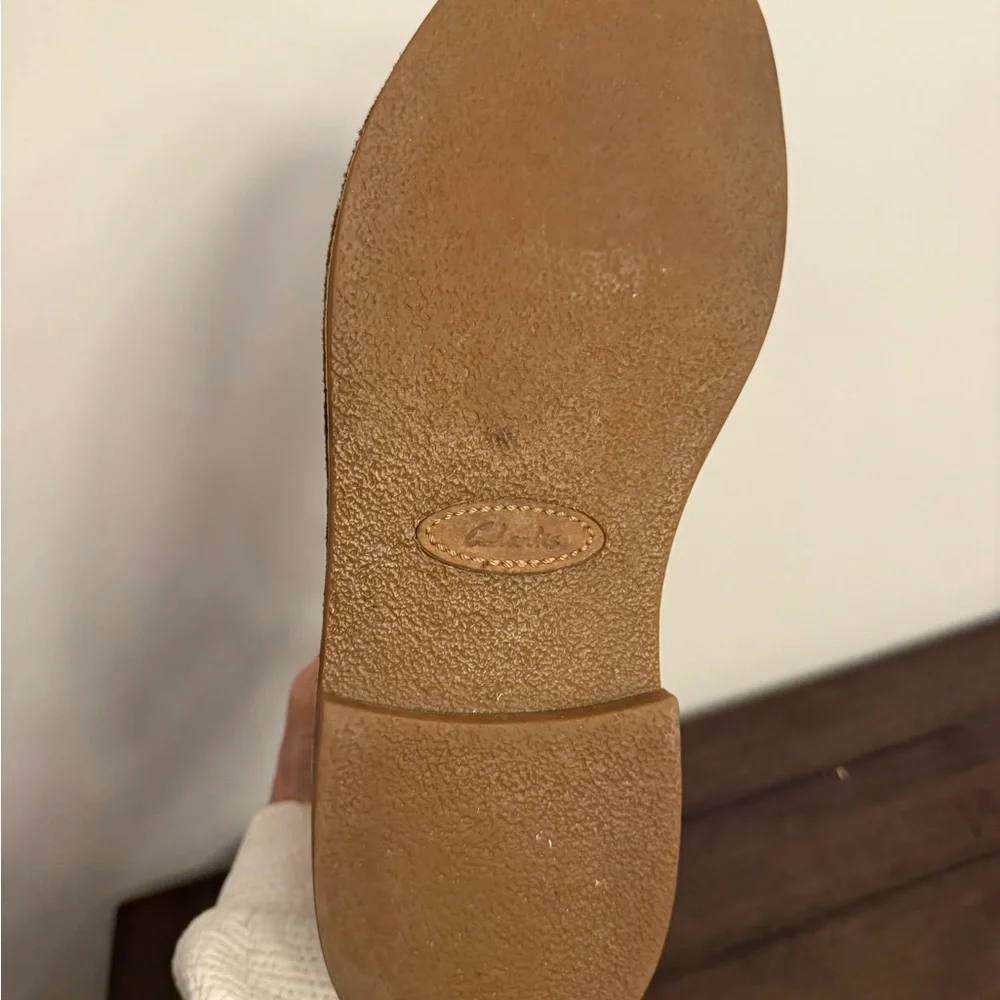 Clarks Brown Leather Desert Boot Chukka Crepe Sole